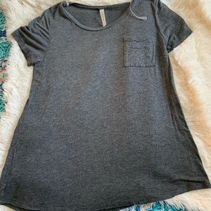 Gray t shirt from tillys